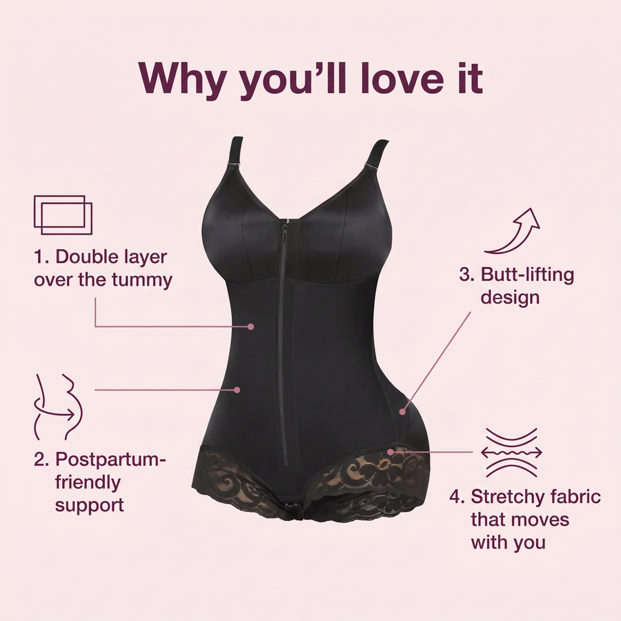 Double-Compression Postpartum Body Shaper