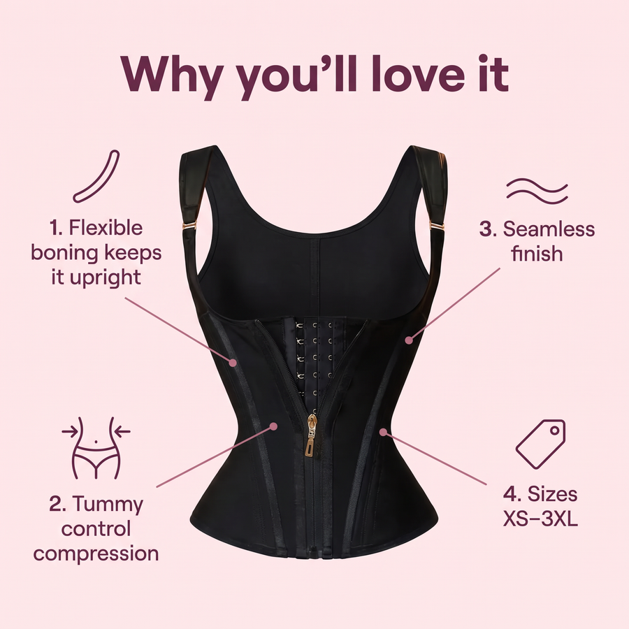 Boned Waist Trainer Corset