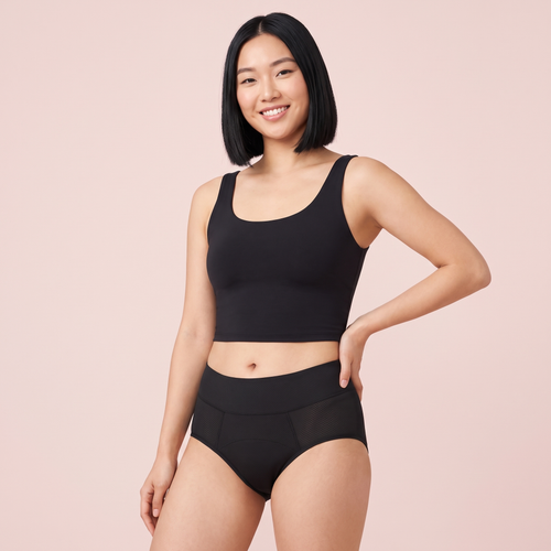 Leak-Proof Period Briefs in Black