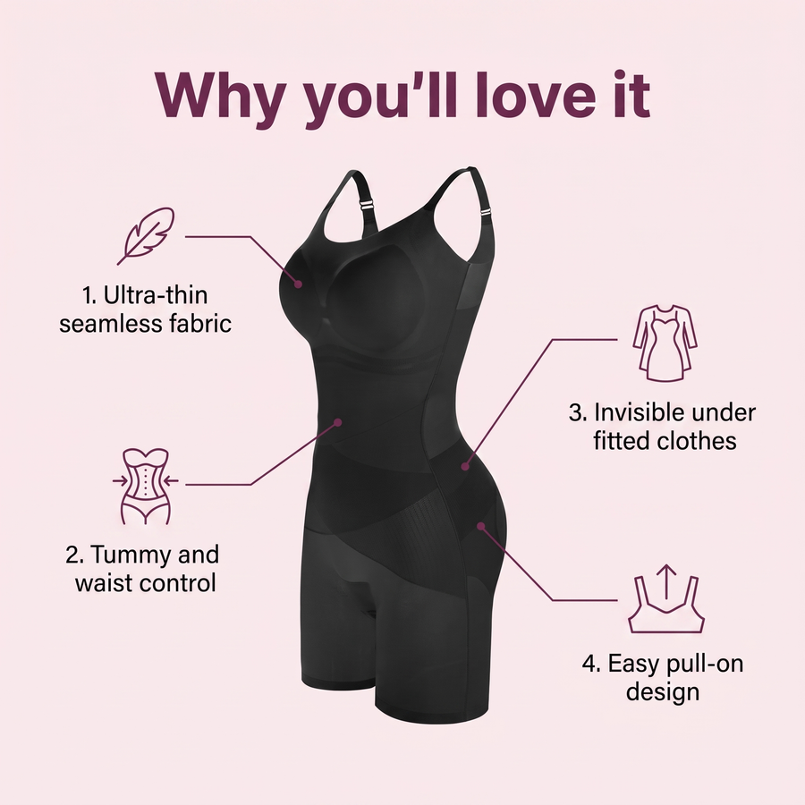 Ultra-Thin Seamless Sculpting Bodysuit
