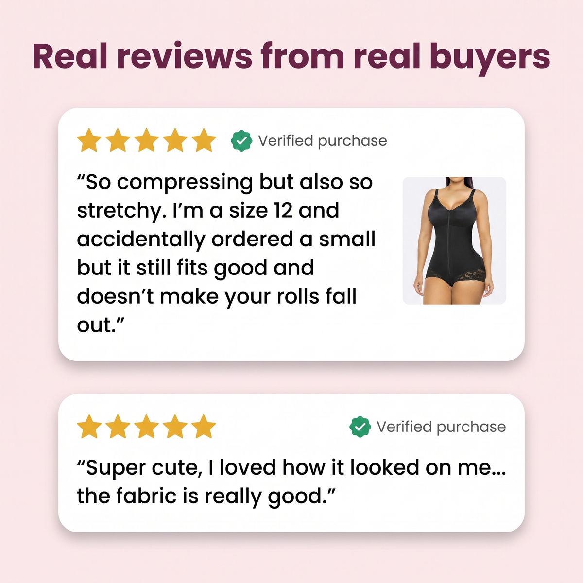 Real reviews from verified buyers