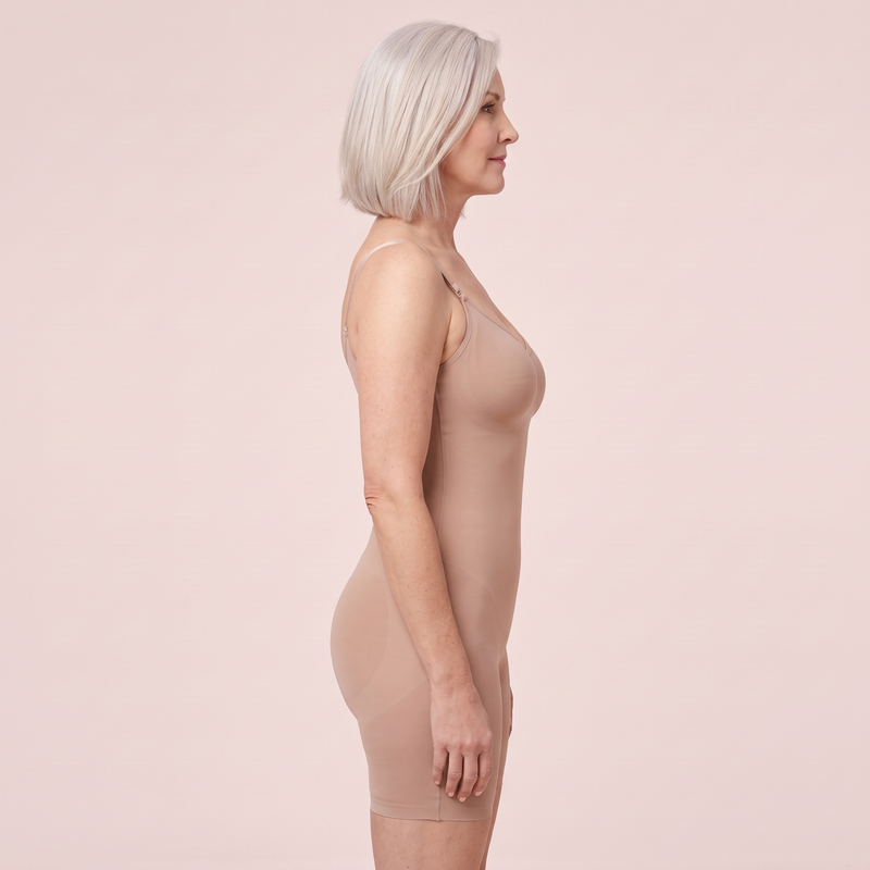 Seamless Butt-Lifting Full-Body Shaper