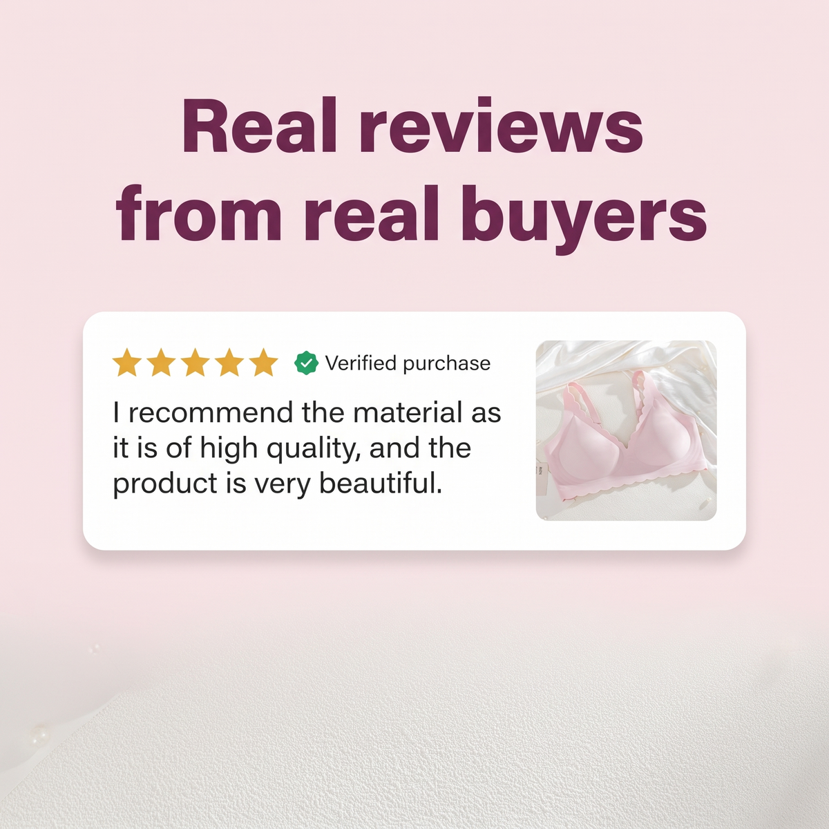 Real reviews from verified buyers