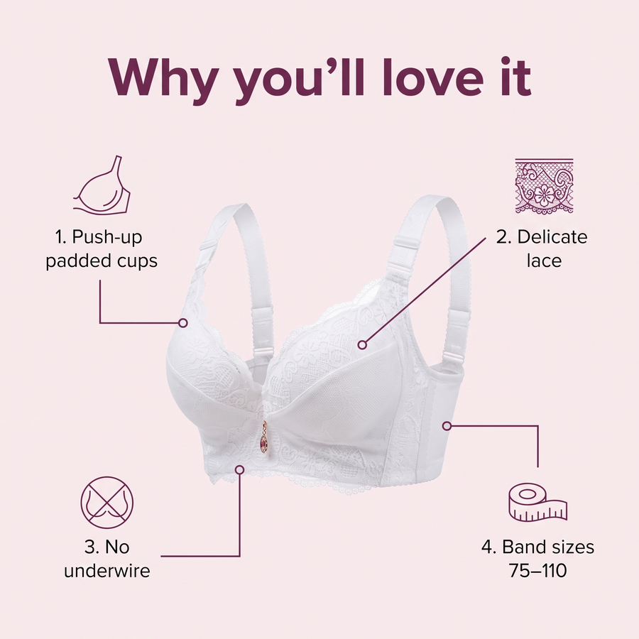 Push-Up Lace Bra